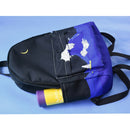 Mochila de madera con Luna para mujer, bolso de viaje negro y azul, mochila informal de lona con estampado de luna marina, mochilas escolares para chicas adolescentes