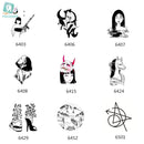 Rocooart New Arrival Tattoo Woman Taty Old School Fake Tattoo Body Art Temporary Tattoo Sticker For Female Couple Taty Sticker