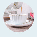 1-6 STÜCKE Rosa Romantischer Kürbis Kaffeetasse Set Küchenzubehör Bone China Keramik Teetasse Organizer Englisch Nachmittag Roter Tee