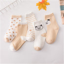 5 Paar/Los Baumwolle Baby Socken Drucken Schnurrbart Mädchen Jungen Kinder Socken Frühling Herbst Säuglingskleinkind Kinder Socken Für 1-3 Jahr