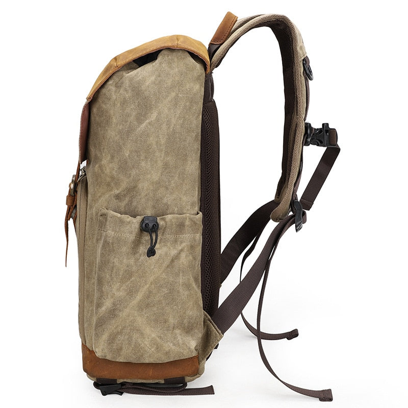 Photography Batik Waterproof Canvas Portable Camera Backpack Video Shoulders Soft Pad Bag fit 15.4inch Laptop Men Outdoor Case