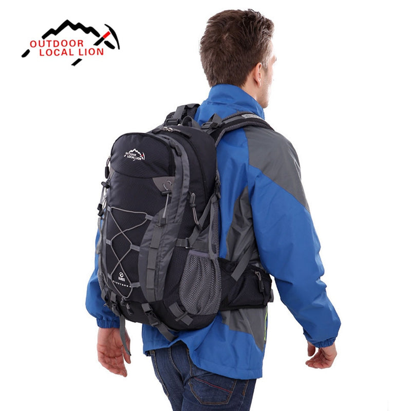 1Pcs Outdoor Sport Bag LOCAL LION 40L Backpacks Travel Bag Men Waterproof Rucksack Backpack