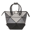 Neue Mode Leuchtende Bao Tasche Frauen Geometrie Handtasche Lässige Weibliche Matte Faltbare Tragetaschen Frauen Diamant Umhängetasche Umhängetasche