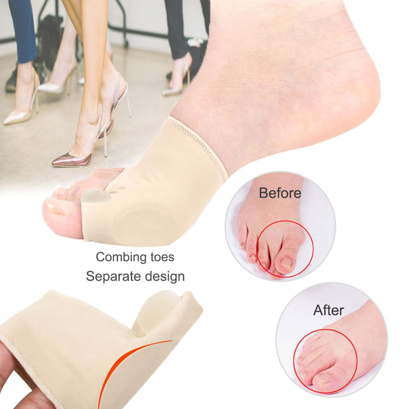 Bone Orthopedic Bunion corrigibil Pedicure Socks Silicone Hallux Valgus Corrector Braces Feet Care Toes Separator Orthoic insole