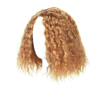 DIFEI 35,6 cm kurzes lockiges synthetisches Haar Frauen Lady Daily Kostüm Cosplay Perücke natürliche schwarze Hochtemperaturfaser