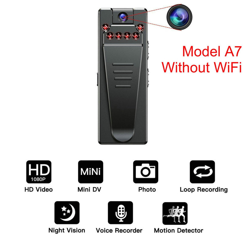 Mini cámara WiFi HD 1080P Sensor de visión nocturna videocámara movimiento DVR Micro cámara deportiva DV Video inalámbrico pequeña cámara Clip cam