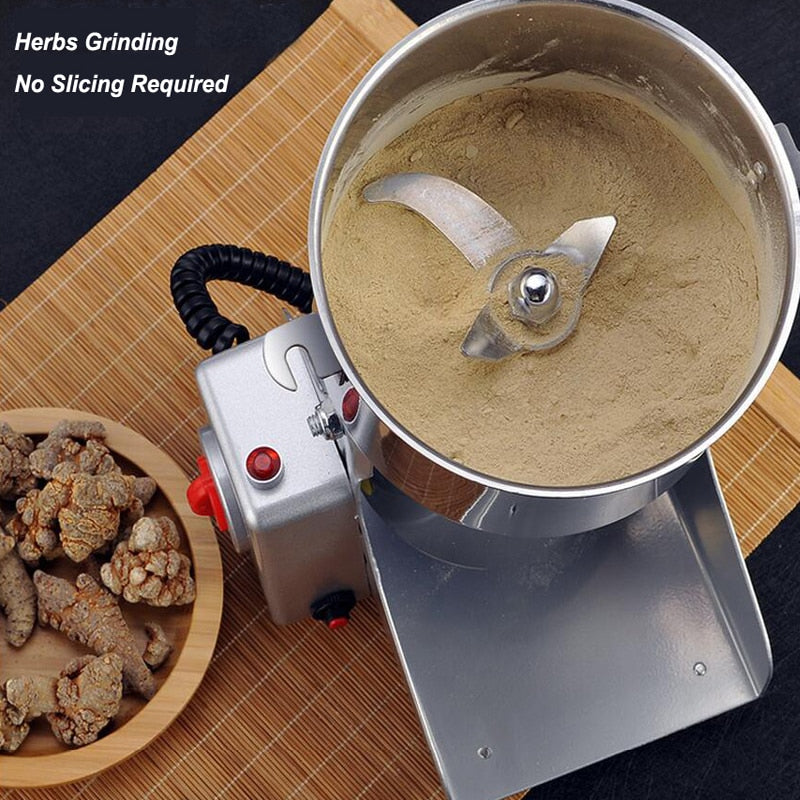 Big Capacity 800G Herb Grinder Coffee Machine Grain Spices Mill Medicine Wheat Mixer Dry Food Grinder