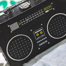 Schwarze Radio Stil Umhängetasche Mode Box Handtaschen Damen Geldbörsen Party Clutch Bag Umhängetasche 2021 Pu-Leder