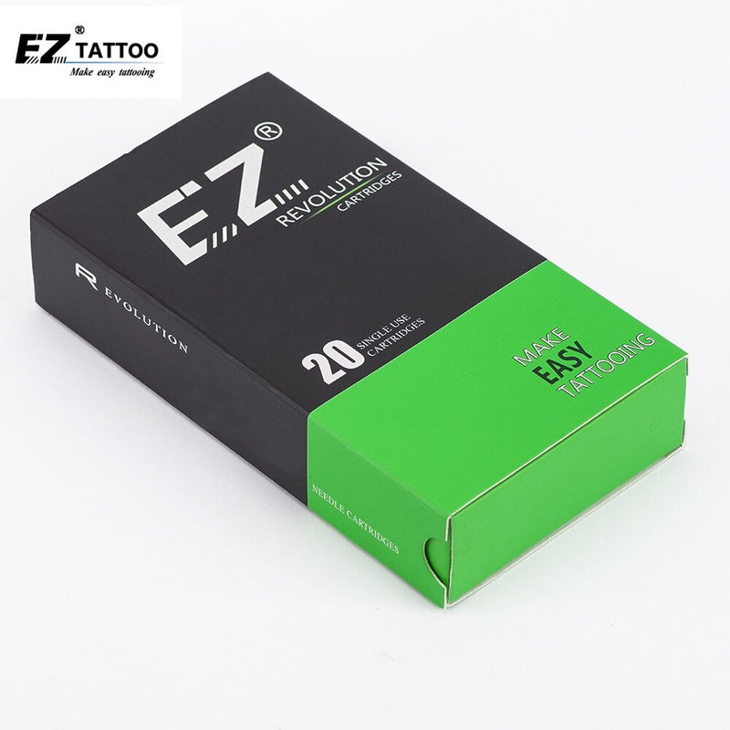 EZ Assorted New Mixed Revolution Tattoo Cartridge Needles RL RS M1 CM für Cartridge Machine Grips Tattoo Supply 200 Stück/Menge