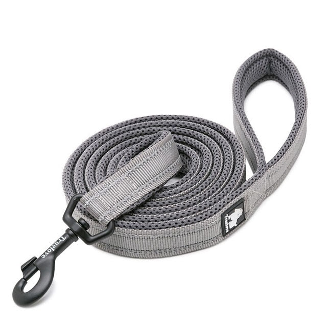 Truelove Soft Padded Mesh Dog Leash 3M Reflective Nylon Dog Leads Dog Pet Leash 11 Color 110cm Length Walking Training