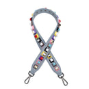 INS heißer populärer echter Leder-Schultergurt-bunter Taschenzusatzfrauen-Handtaschenbügel asas para bolso