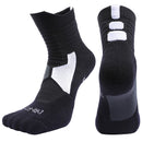 Hochwertige neue Herren Outdoor Sports Elite Basketball Socken Herren Radsocken Kompressionssocken Baumwolle Handtuch Bottom Herrensocken