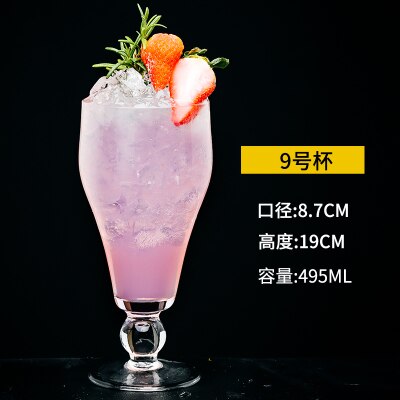 Creative Coctail Cocktail Glass Cup Juice Glass barware Cup Summer Sand Ice Cream cup Drinkware Beer Milk-shake Fruit Tea glass