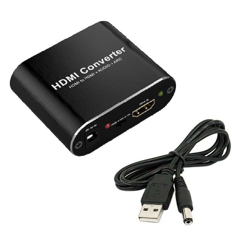 4K HDMI Audio Extractor 5.1 4K 60Hz Audio HDMI Extractor Splitter HDMI zu Toslink Audiokonverter HDMI ARC 4K für Xbox Series X