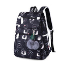OKKID Schultaschen für Mädchen weiblicher Laptop-Rucksack USB-Rucksack Kinderrucksäcke süße Katze Schulrucksack für Mädchen Taschenpack