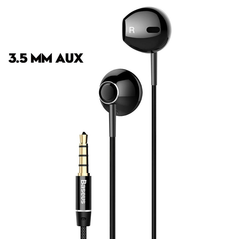 Baseus 6D Stereo In-ear Earphone Headphones Wired Control Bass Sound Earbuds for 3.5mm Earphones