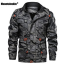 Mountainskin Herren Lederjacken Winter Fleece Dicke Herren Kapuzen PU Mäntel Herrenmode Motorrad Outwear Markenkleidung SA724