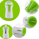 Portable Spiralizer Vegetable Slicer Handheld Spiralizer Peeler Stainless Steel Spiral Slicer for Potatoes Zucchini Spaghetti