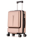 Letrend New Fashion 24 Zoll Fronttasche Rollgepäck Trolley Passwortbox 20' Boarding Koffer Frauen Reisetasche Trunk