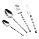 24 teile/los Koreanische Lebensmittel Tragbare Besteck 304 Edelstahl Tisch Gabel Messer Löffel Abendessen Geschirr Gold Geschirr Sets