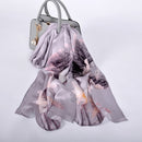 [BYSIFA] Neue Luxus Reine Seide Schal Schal Frauen Frühling Herbst Lange Schals Damen Marke 100% Seide Halstuch Foulard 175*52cm