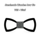 Mahoosive Holz Fliege Männer Bräutigam heiraten Groomsmen Hochzeitsfeier Bunte gravierte Schmetterlings-Krawatten Herren-Holzfliege