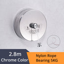 Badezimmer-Regal-Edelstahl-Goldwäscheleine-schöne Qualitäts-einzelne Linie Hotelart-Wäsche-Trocknungslinie für Badezimmer HJ-1256