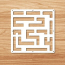 12-teilige 29 x 29 cm hängende Paravents Wohnzimmer Teile von Paneelen Trennwand Kunst DIY Dekoration weißes Holz Kunststoffgarn