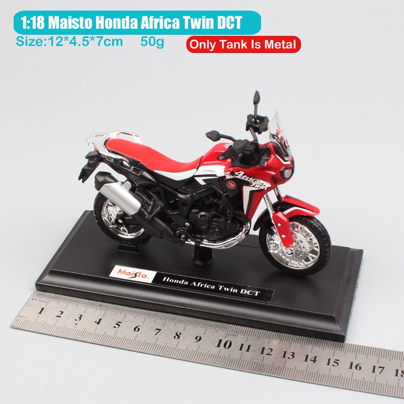 1:18 scale Maisto honda CRF1000L Africa Twin DCT 2016 adventure sport diecast motorcycle toy model off-road bike vehicle replica