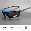 Comaxsun Professionelle polarisierte Fahrradbrille Fahrradbrille Outdoor Sports Fahrrad Sonnenbrille UV 400 mit 5 Linsen TR90 2 Style