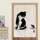 Küchentürvorhang im japanischen Stil, Stoff, Schlafzimmer, Restaurant, Toilette, dekorativer hängender Vorhang