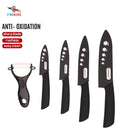 FINDKING Zirkonia-Keramik-Messerset 3" 4" 5" 6" Zoll + Schäler + Abdeckungen Schäl-Obst-Utility-Küchenmesser 5-teilig 2018 beste Messer