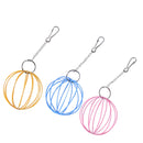 2019 New Pet Supplies Hay Manger Food Ball Edelstahlbeschichtung Gras Rack Ball für Kaninchen Meerschweinchen Pet Hamster Supplies