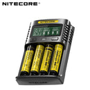100% Original Nitecore UM4 UM2 USB QC Batterieladegerät Intelligente Schaltung Global Insurance Li-Ion AA AAA 18650 21700 26650