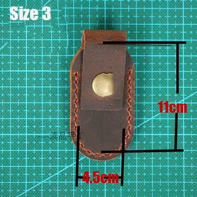 7 designs First layer Crazy horse cowhide leather Folding knife Tool pliers Quick button case sheath waistband Belt buckle