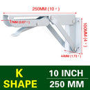 NAIERDI 2 STÜCKE Klappwinkel 8-20 Zoll Dreieck Regal Schwere Unterstützung Verstellbare Wandbank Tisch Möbelbeschläge