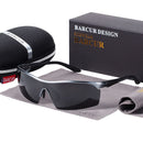 BARCUR Sports Eyewear Aluminium-Sonnenbrille Herren polarisierte Sonnenbrille Damenbrille Antireflex-Sonnenbrille oculos de sol feminino