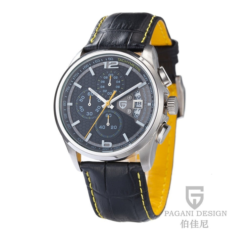 Diseño PAGANI, relojes cronógrafo para hombre, reloj de pulsera deportivo de cuarzo de marca de lujo para hombre, reloj informal de buceo de 30 m, reloj masculino PD-3306