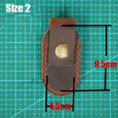 7 Designs First Layer Crazy Horse Rindsleder Klappmesser Werkzeugzange Quick Button Etui Scheide Bund Gürtelschnalle