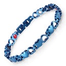 Pulsera Rainso de acero inoxidable a la moda para mujer con imán Energy Bio Health Care Jewerly pulsera vikingo amantes cadena de mano