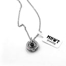 MNWT oro rosa 100 idiomas te amo proyección colgante collar mujeres amor memoria boda collar