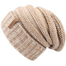 FURTALK Sombrero de punto de invierno Sombrero de mujer Gorro holgado para niñas Skullies Cap A047