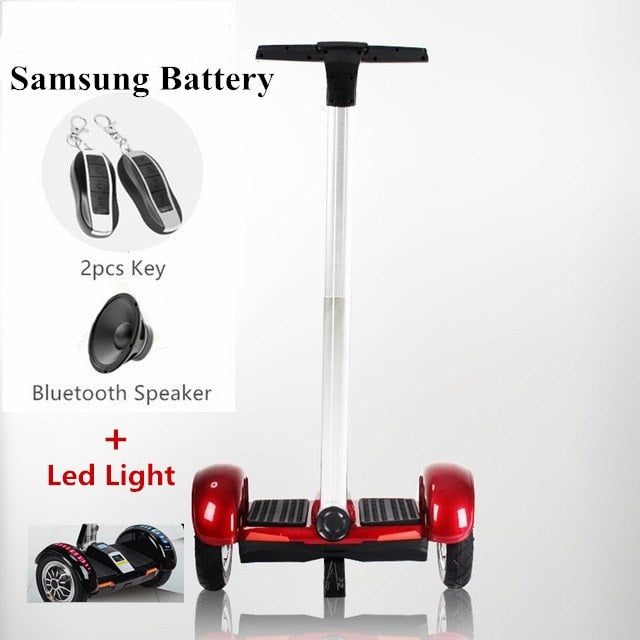Hoverboard 10 Zoll 2 Räder Smart Balance Scooter Schwebebrett Stehendes intelligentes Rad Motorisierter großer Reifen für Erwachsene UL2272 Authentifizieren