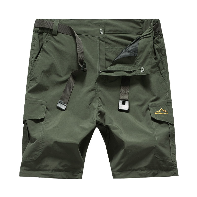 Outdoor Men Tactical Lightweight Zip Off Quick Drying Stretch Convertible Cargo Pants Shorts Bottom For Hiking Camping 8802