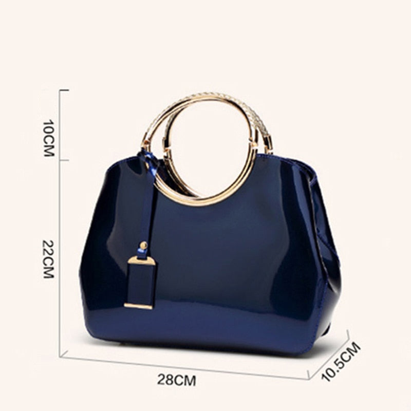 Bolso de mujer de marcas famosas 2022, bolsos de mano de alta calidad para mujer, bandolera cruzada de charol para mujer, bolsos de hombro, Bolsa femenina