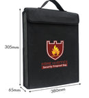 Feuerfester Geldbeutel für Dokumente, Bargeld, Bankkarten, Reisepass, Wertsachen, Organizer, Halter, sichere Aufbewahrung