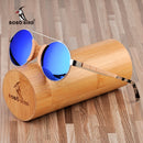 BOBO BIRD Holz Sonnenbrille Damen oculos de sol feminino Luxusmarke Sonnenbrille Herren lunette de soleil femme in Holzkiste