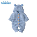 Baby Strampler Gestrickte Neugeborene Jungen Overalls Herbst Langarm Kleinkind Mädchen Pullover Kleidung Kinder Overalls Winter