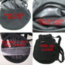 Kreidetasche zum Klettern mit Gürtel und Reißverschlusstasche für Fitness, Fitnessstudio, Gewichtheben, Jagd, Bouldern, Magnesia-Sack, schwarze Farbe