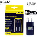 Liitokala-cargador de batería de lii-pd4, lii-PD2, lii-202, 18650, 3,7 V, 21700, 14500, 26650 V, AA, NiMH